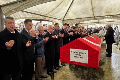 Babaeskili genç hakim son yolculuğuna uğurlandı