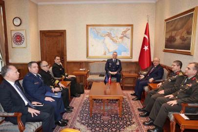 Bakan Güler, Avrupa Müttefik Kuvvetleri Yüksek Komutanı Grynkewich’i kabul etti