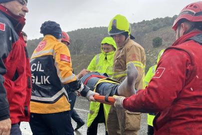 Balıkesir-Bursa kara yolunda korkutan kaza: 1 yaralı