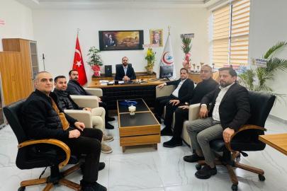 Başkan Aküzüm, Başhekim Türken ile görüştü