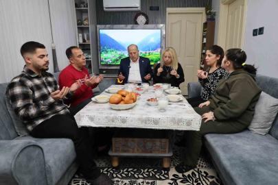 Başkan Demirçalı, iftarda Ateş ailesinin misafiri oldu