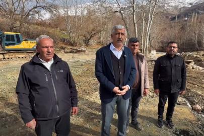 Başkan Hallaç, Haydaran su alma yapısında incelemelerde bulundu