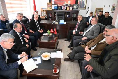 Başkan Şükrü Başdeğirmen Aksu’da muhtarların taleplerini dinledi