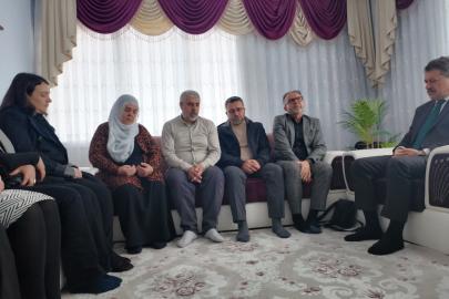 Başsavcı Ali Yeldan’dan, Mihriban Yılmaz’ın ailesine taziye ziyareti