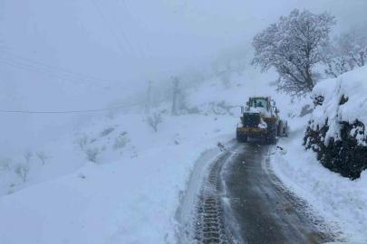 Batman’da 115 yerleşim yerinin yolu kardan kapandı