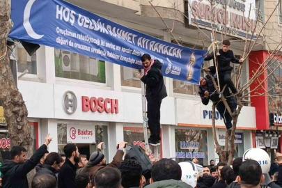 Batman’da pankart gerginliğinde 5 gözaltı