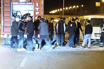 Batman’da seyir halindeki hafif ticari araçta yangın çıktı