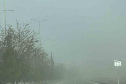 Batman’da sis etkili oldu, görüş mesafesi düştü