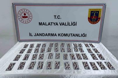 Battalgazi’de 661 adet sentetik ecza hapı ele geçirildi:1 gözaltı
