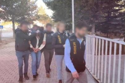 Bayburt merkezli dolandırıcılık operasyonunda 5 şüpheli tutuklandı