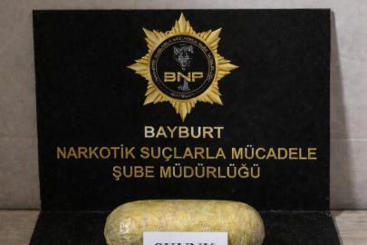 Bayburt’ta 219 gram skunk ele geçirildi