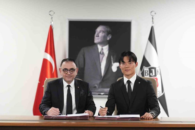 Beşiktaş, Hyeongyu Oh ile 3,5 yıllık sözleşme imzaladı
