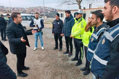 Bilecik İl Emniyet Müdürü Çağlar uygulama noktalarını inceledi
