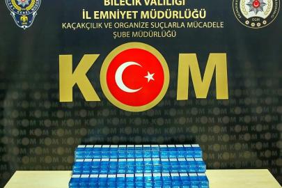 Bilecik’te 300 adet gümrük kaçağı sigara ele geçirildi