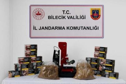 Bilecik’te çok sayıda makaron ele geçirildi