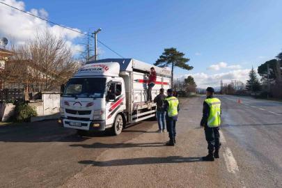 Bilecik’te müşterek yol kontrol ve denetim faaliyeti