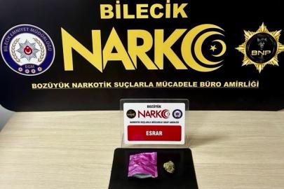 Bilecik’te uyuşturucu operasyonu: 1 gözaltı