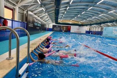 Bilecik’te yüzme antrenmanları devam ediyor