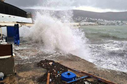Bodrum-Kaş arasında fırtına uyarısı