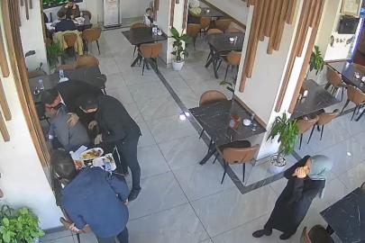 Boğazına lokma kaçan müşteri, heimlich manevrasıyla kurtarıldı