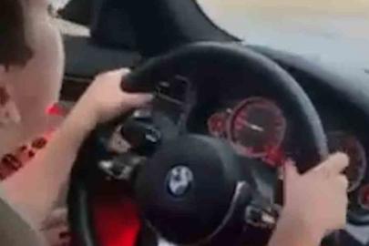 Bolu’da çocuğuna araba veren aileye ceza kesildi