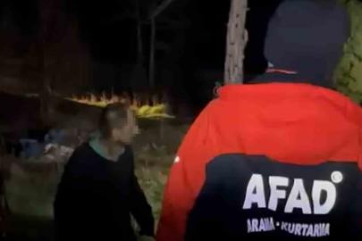 Bolu’da kaybolan zihinsel engelli vatandaş 20 saat sonra sağ bulundu