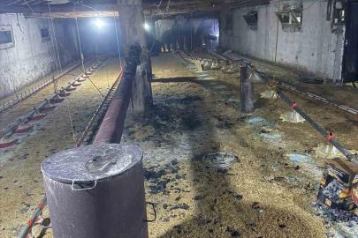 Bolu’da kümes yangını büyümeden söndürüldü