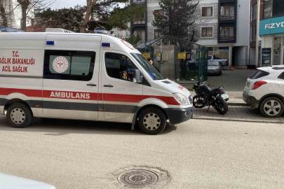 Bolu’da otomobille motosiklet kafa kafaya çarpıştı: 1 yaralı