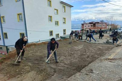 Bozdoğan’da okul çevresinde düzenlemeler devam ediyor