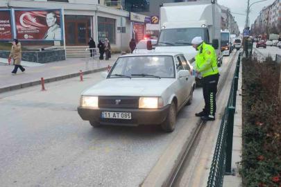 Bozüyük’te yaya geçidi uygulaması