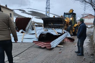 Bünyan’da şiddetli rüzgârın izleri hızla silindi