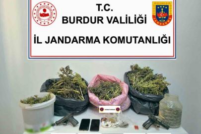 Burdur’da jandarmadan uyuşturucu operasyonu: 2 tutuklama