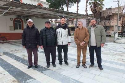 Burhaniye’de Hacı Gürsesler Cami imece ile ışıl ışıl  oldu