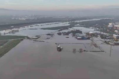 Bursa’da binlerce dekar ekili alan sular altında