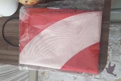 Bursa’da kuryeden bayrak hassasiyeti : Duyarlı hareket kamerada