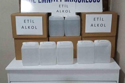 Bursa’da sahte alkol operasyonu: 135 litre etil alkol ele geçirildi