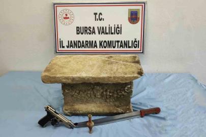 Bursa’da tarihi eser kaçakçılığına jandarma engeli