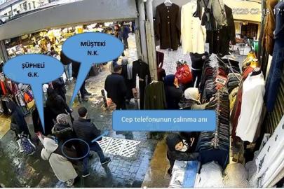 Bursa’da yankesicinin el çabukluğu izleyenleri şoke etti