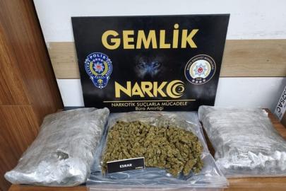 Bursa’da zehir tacirine büyük darbe: 3,7 kilo esrar ele geçirildi