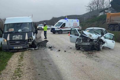Bursa’daki kaza güvenlik kamerasında