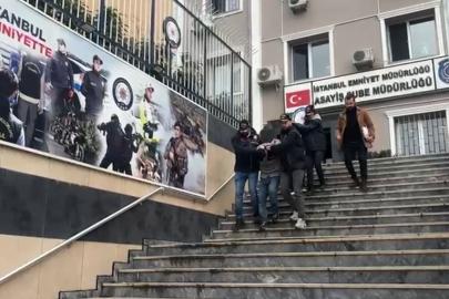 Büyükçekmece’de iş yerine molotoflu saldırı kamerada