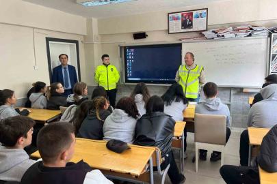 Çan Emniyeti’nden 442 öğrenciye güvenli sürüş eğitimi