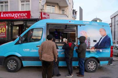 Canik’te gönülleri ısıtan ikram