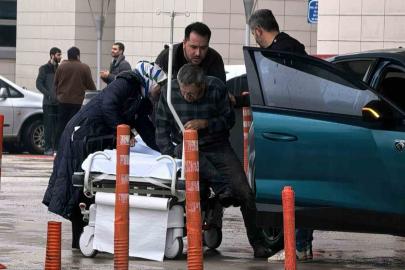 Çatıdan düşen adam yaralandı