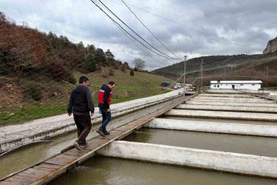 Çavdarhisar’da su ürünleri üretim tesislerinde denetim