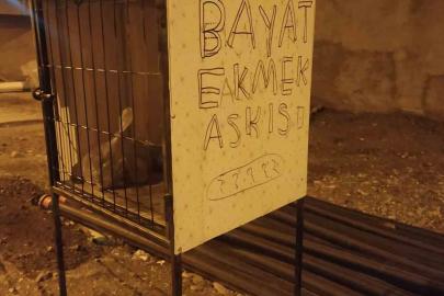 Çermik’te bir vatandaş israfı önlemek için ’bayat etmek dolabı’ yaptı