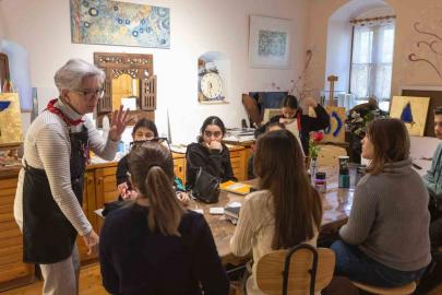 Datça’da öğrenciler sanata doydu