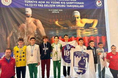 Denizlili yüzücü Türkiye şampiyonu oldu