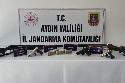 Didim’de ruhsatsız silah operasyonu