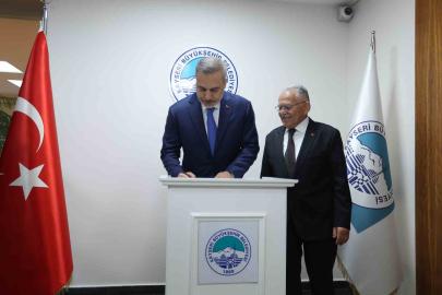 Dışişleri Bakanı Fidan Kayseri’de